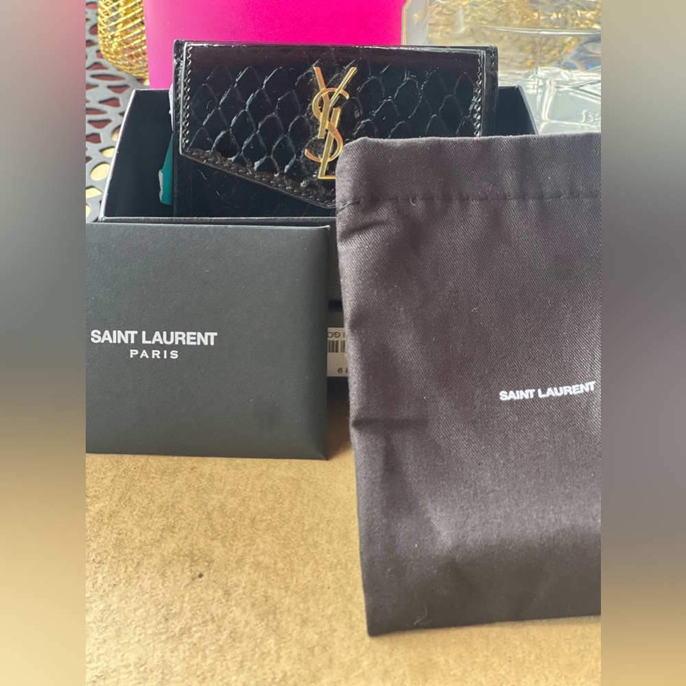 YSL Card Case New In Box - Picture 3 of 6